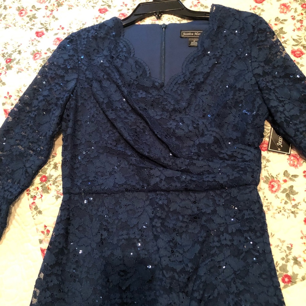 Beautiful Blue Jessica Howard Dress size 6p - Picture 10 of 12